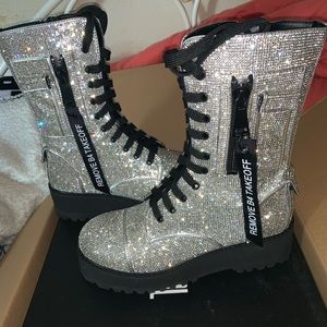 BILLIONAIRE BLING BOOTS by Dolls Kill